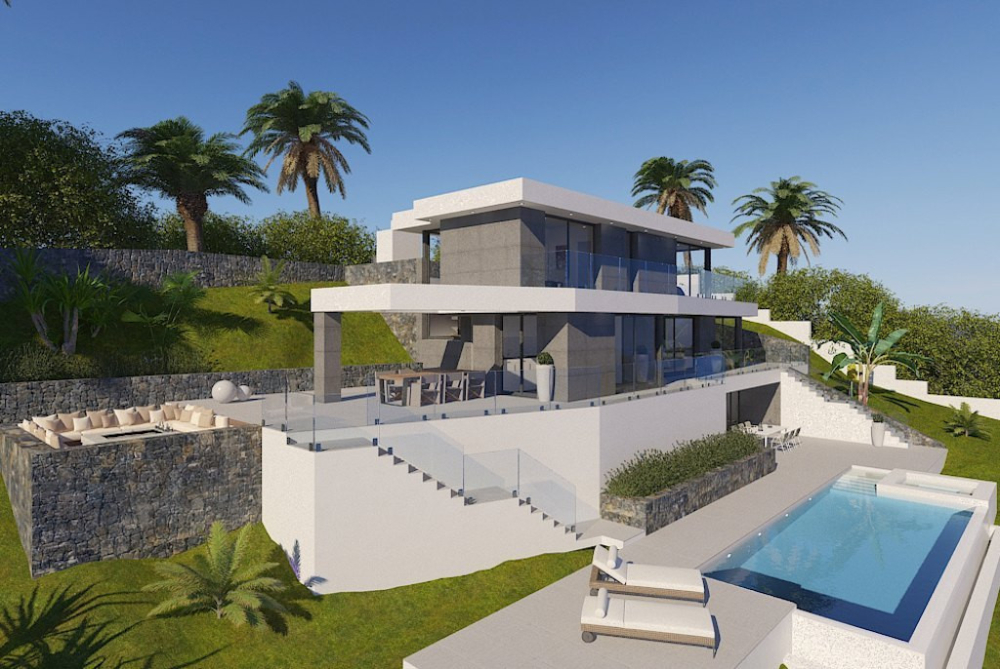 Beautiful luxury villa project for sale in Javea.