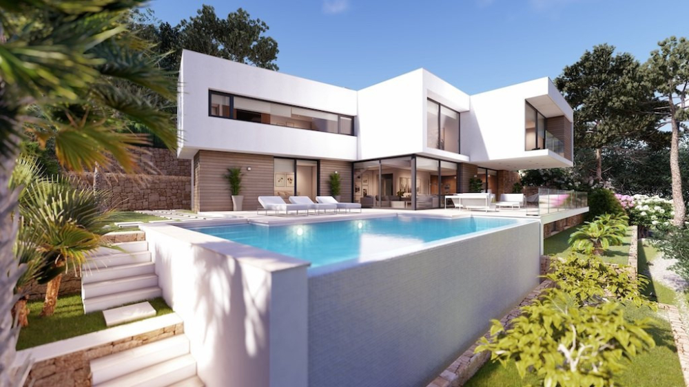 'PROJET' Spectaculaire Villa à vendre à Javea de nouvelle construction.