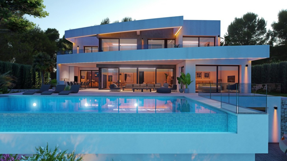 Luxury villa for sale within walking distance to beaches and centre of Moraira.