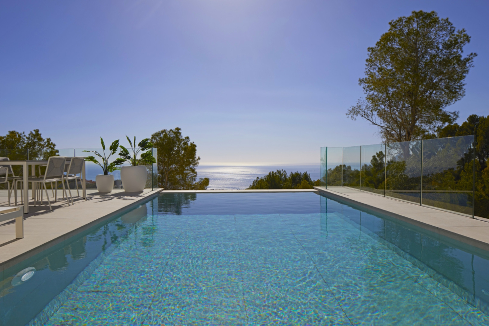 Newly built villa for sale in Altea with incredible sea views.