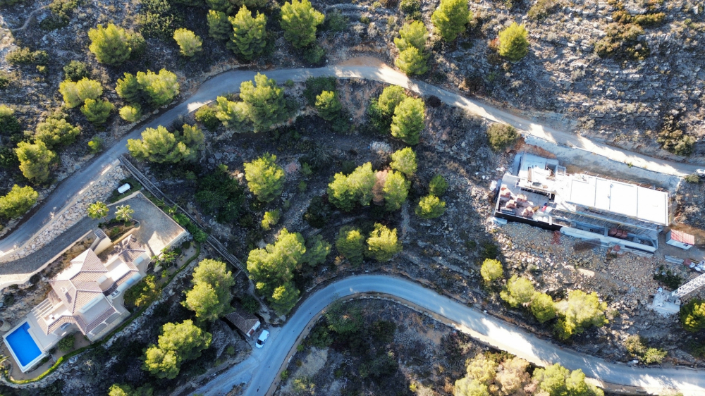 Plot for sale in a privileged area with views of the sea and the bay of Jávea.