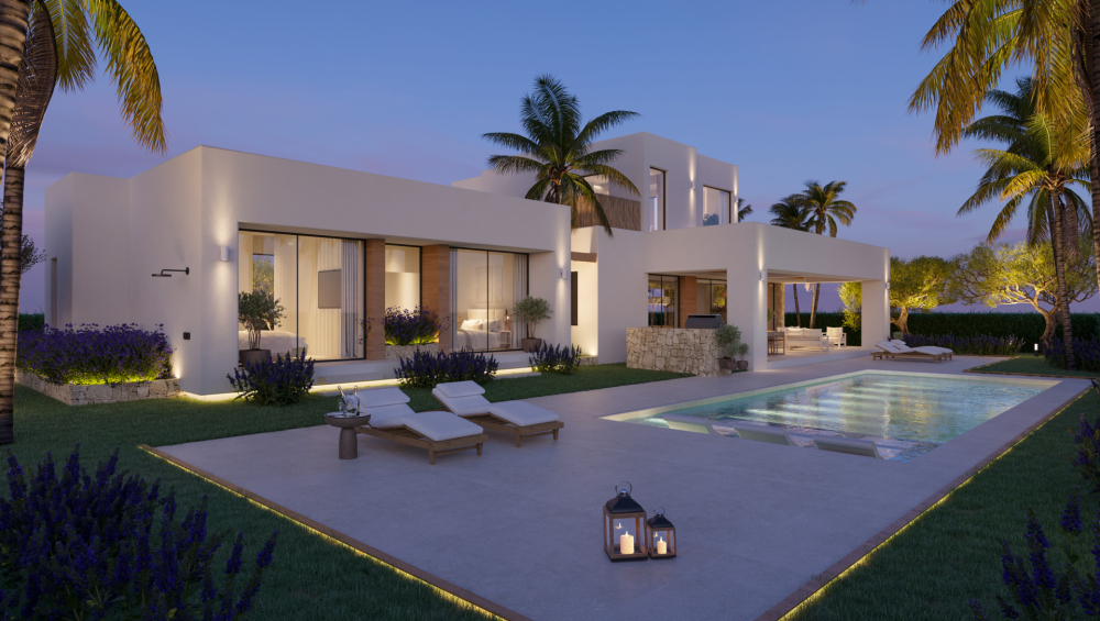 Villa de nueva construcción en venta en Javea con vistas al mar